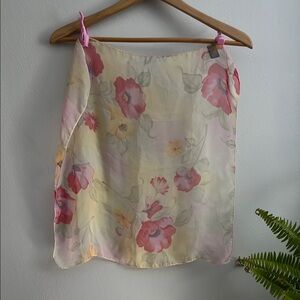 Floral Sheer Scarf